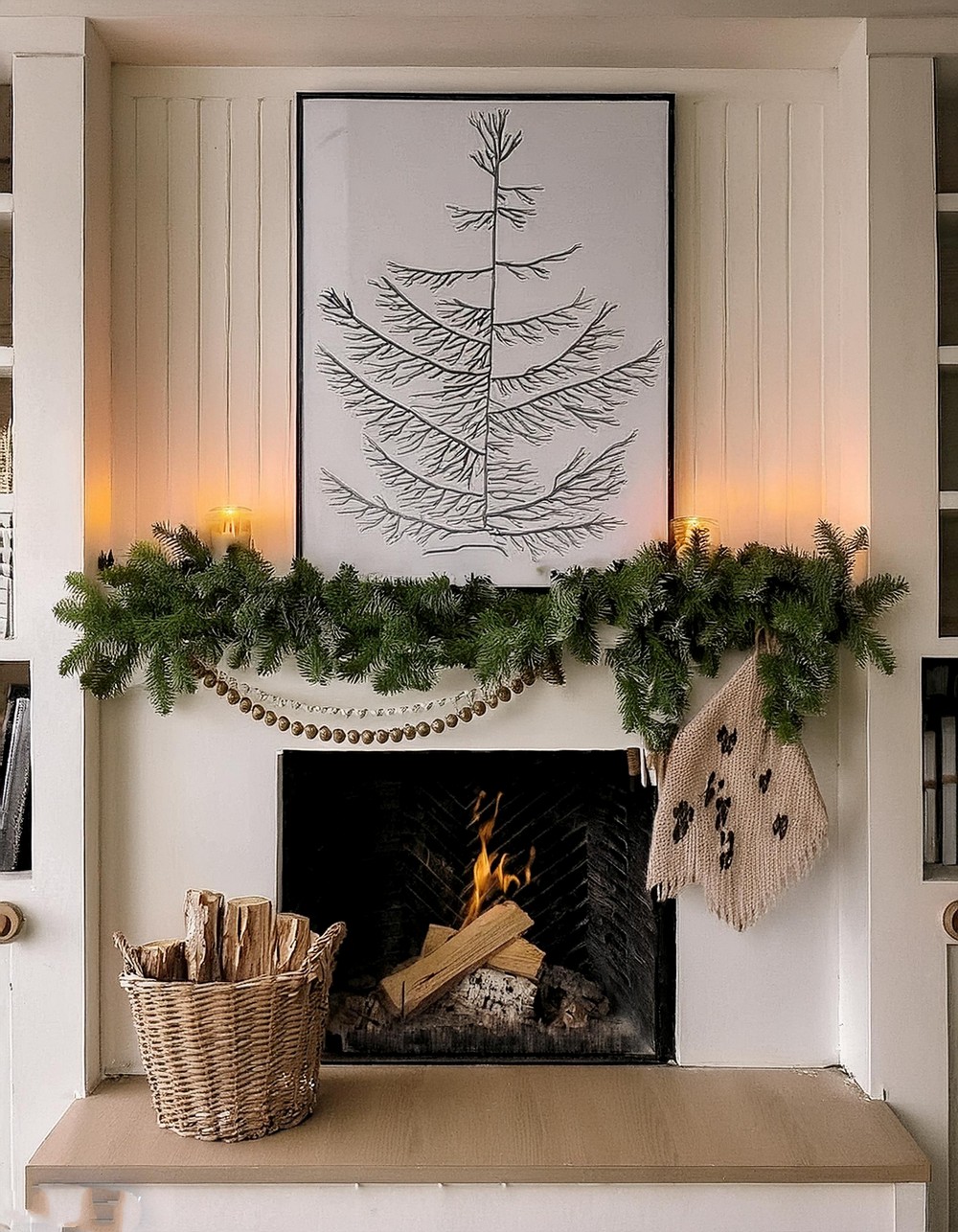 Add A Farmhouse Touch To The Christmas Decoration