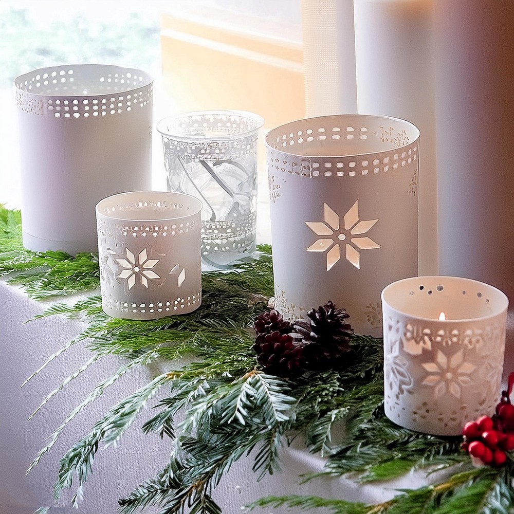 Be Charmed with Ceramic Hurricane Candle Holders