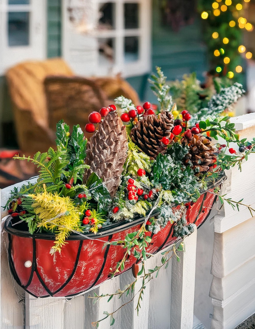 Brighten Your Home’s Entrance with Festive Outdoor Planters