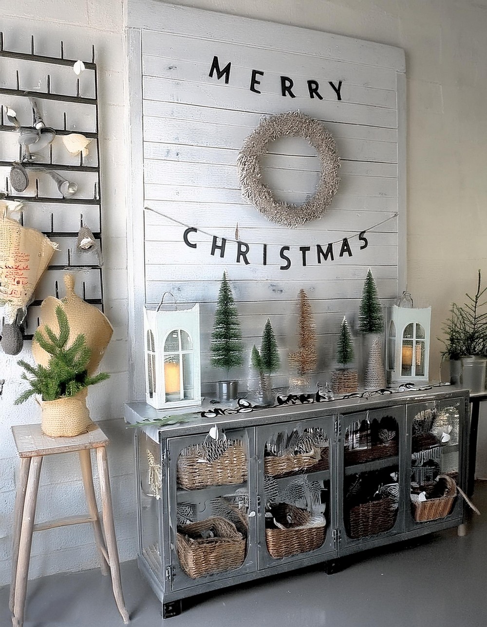 Bring Christmas Cheer with a Shiplap Display