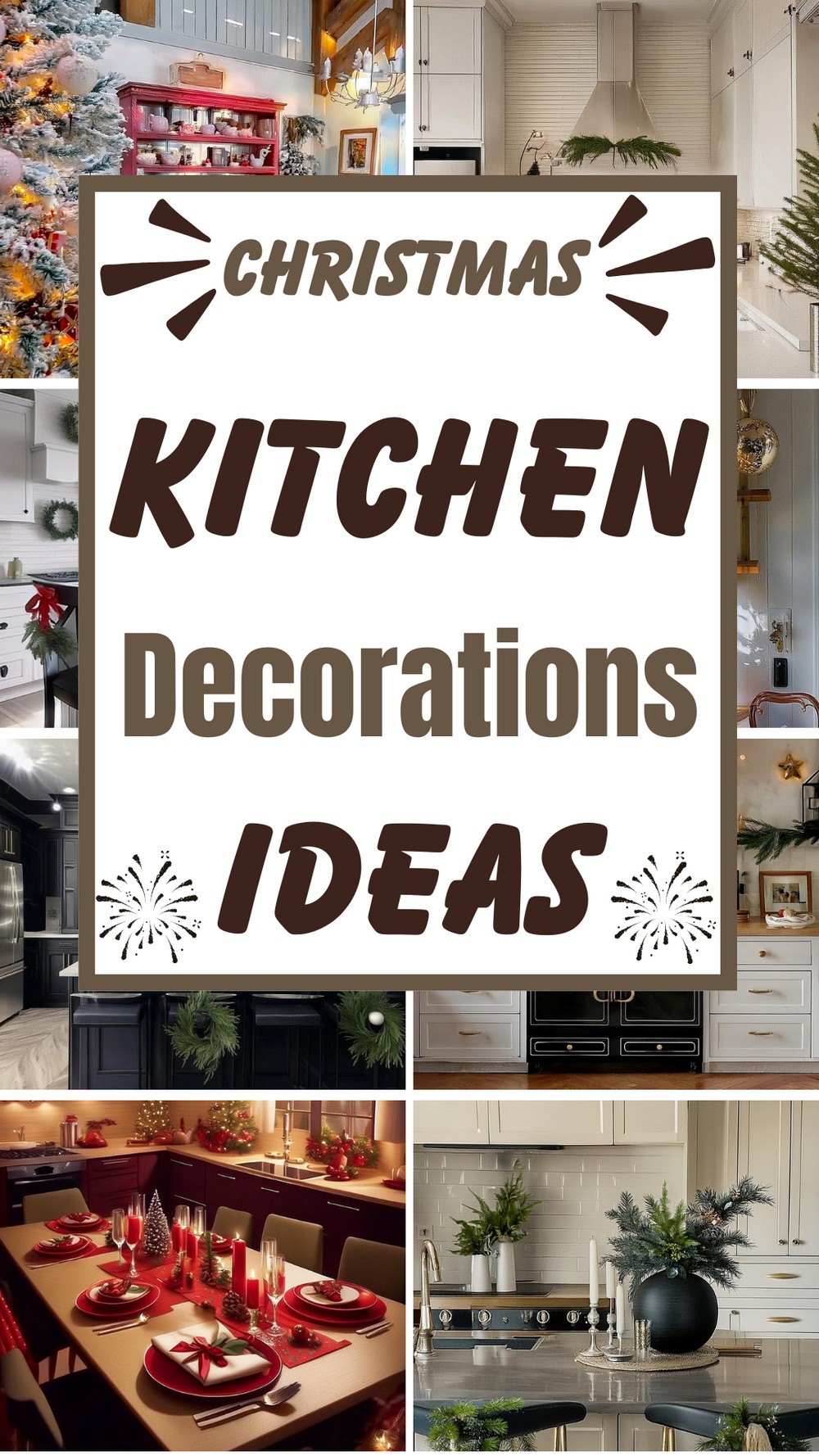 Charming Kitchen Christmas Decorations Ideas