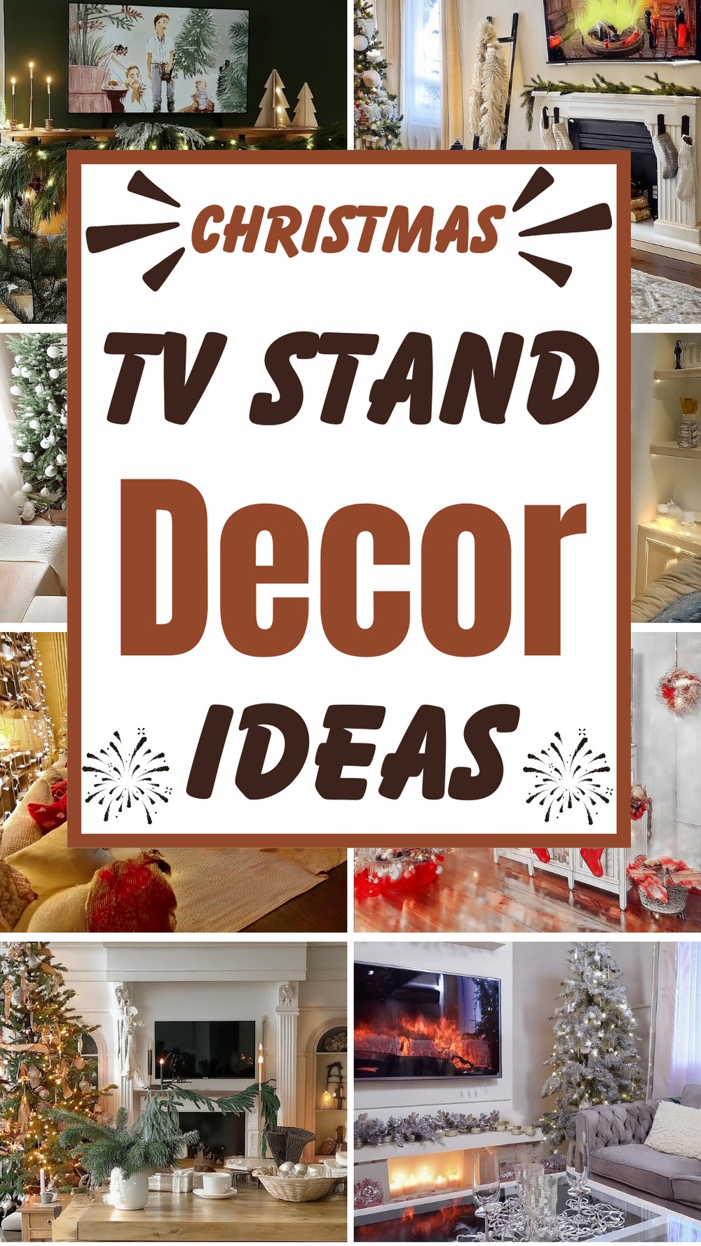 Christmas TV Stand Decor Ideas