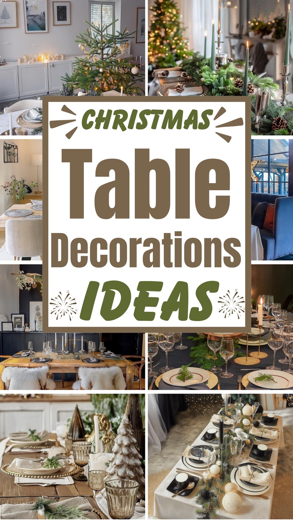 Christmas Table Decorations Ideas