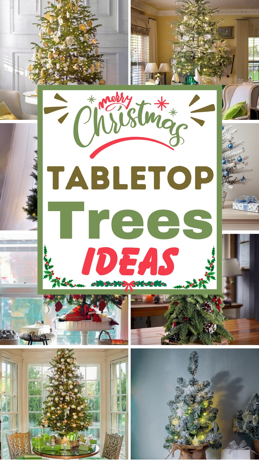 Christmas Tabletop Trees Ideas