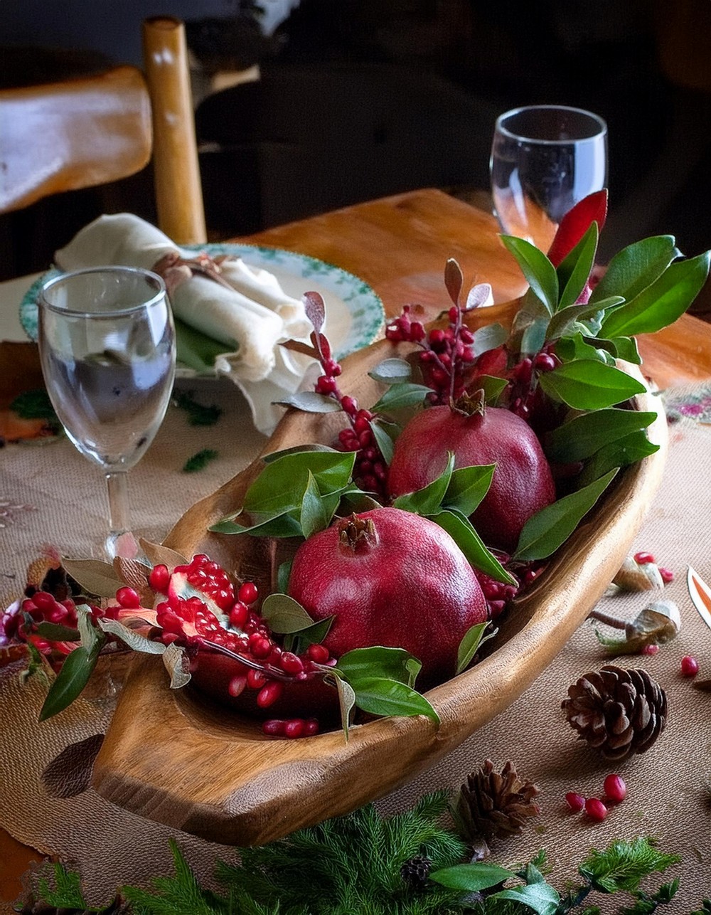 Elevate Your Christmas Mood with a Rustic Festive Tray