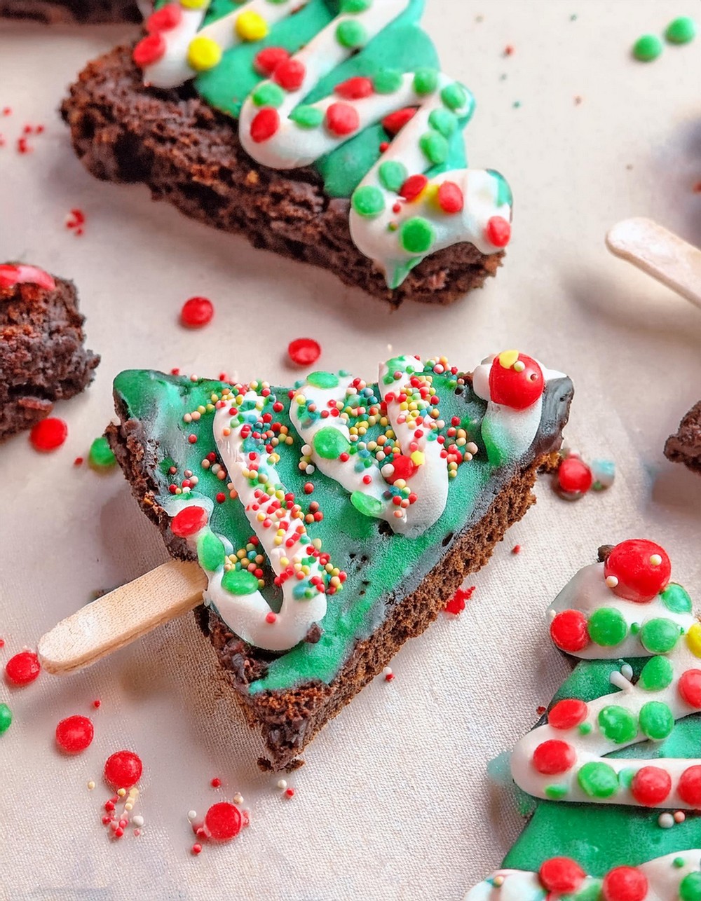 Fun To Decorate Tree Brownies