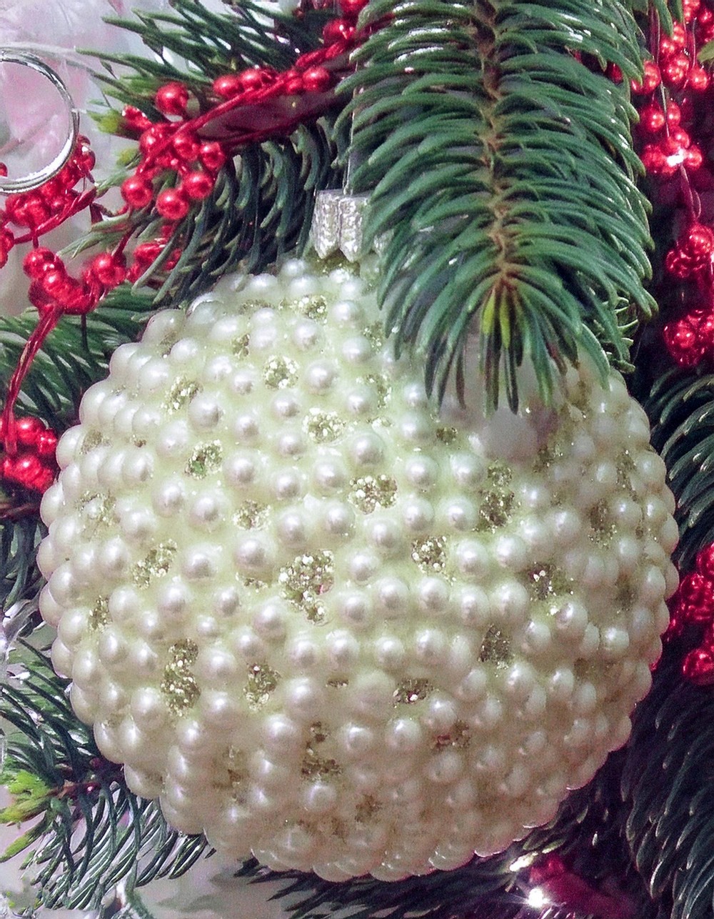 Glam Pearlized Ornament Project