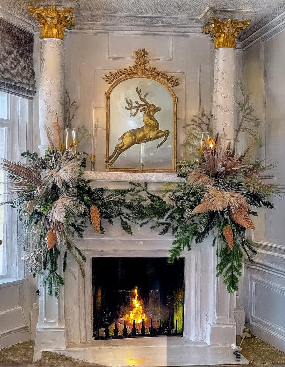 Lush Garland With Metallic Accents