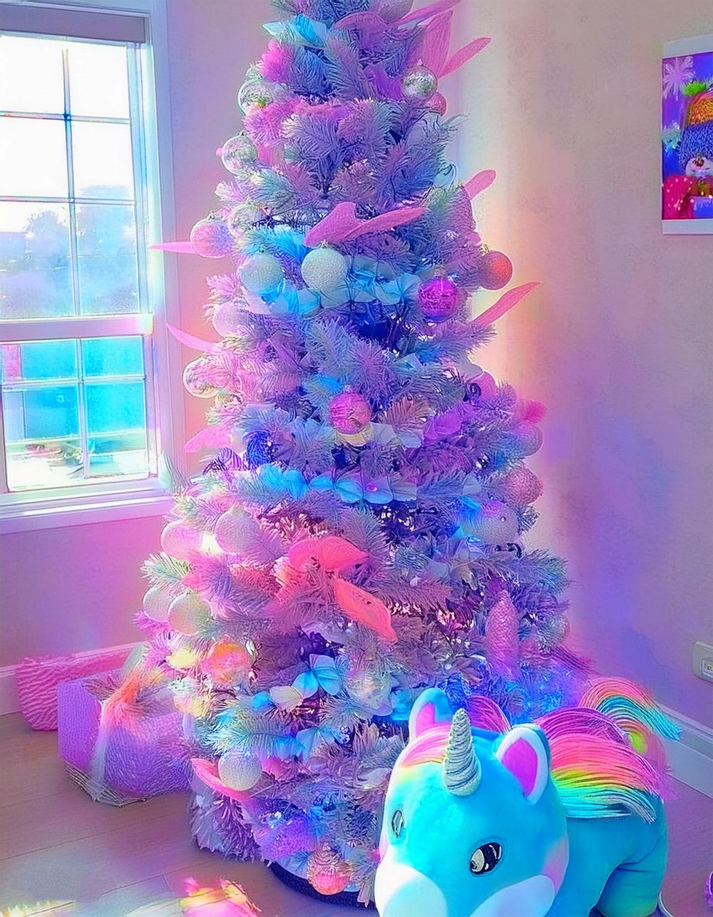 Magical Iridescent Unicorn Tree