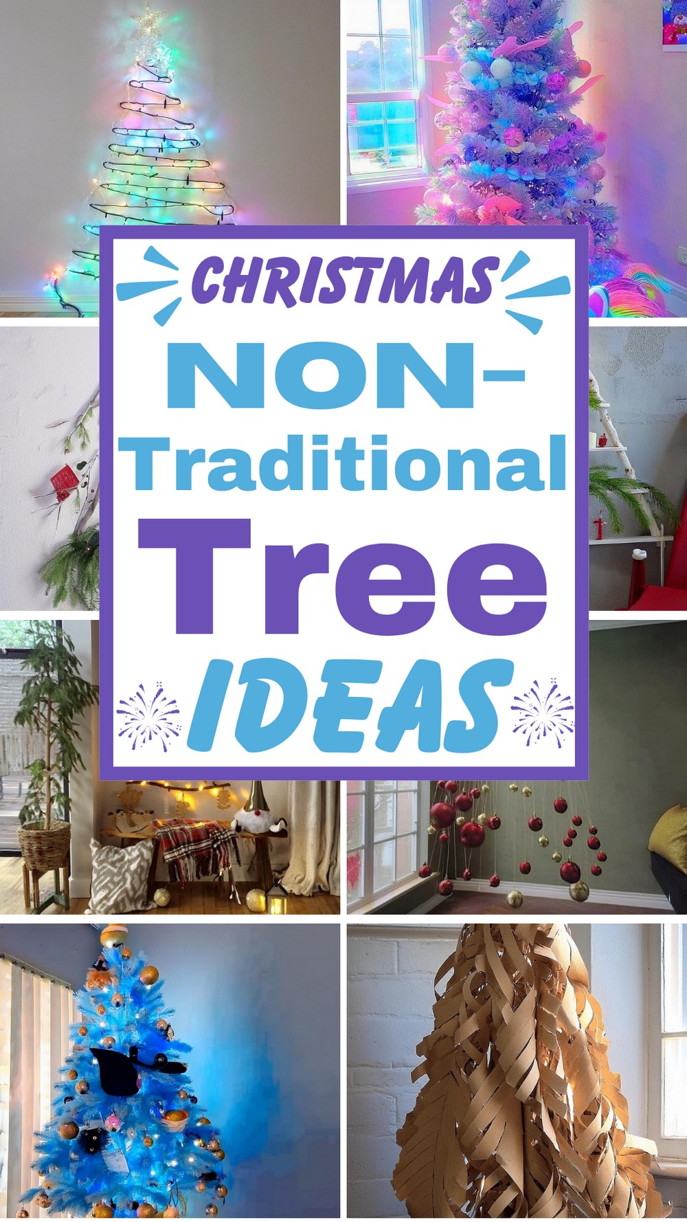 Non-Traditional Christmas Tree Ideas