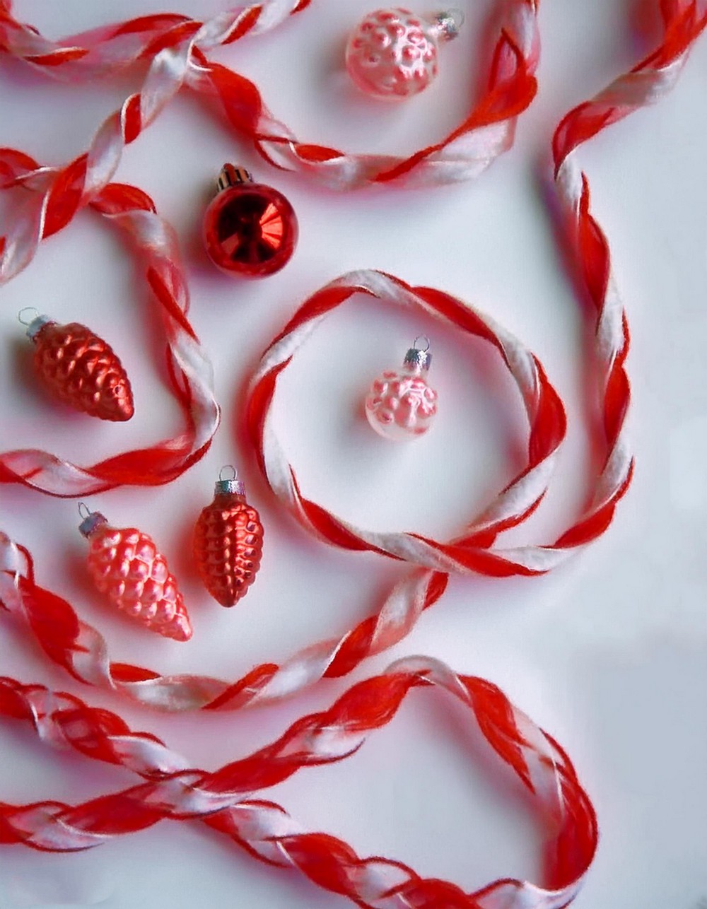 Pull Through Felt Candy Cane Garland