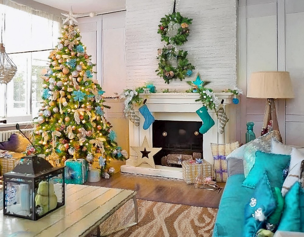 Refresh Your Holiday Décor with a Touch of Teal