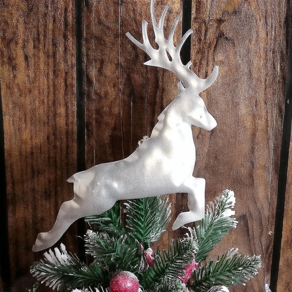 Top Your Tree With A Majestic Metal Reindeer