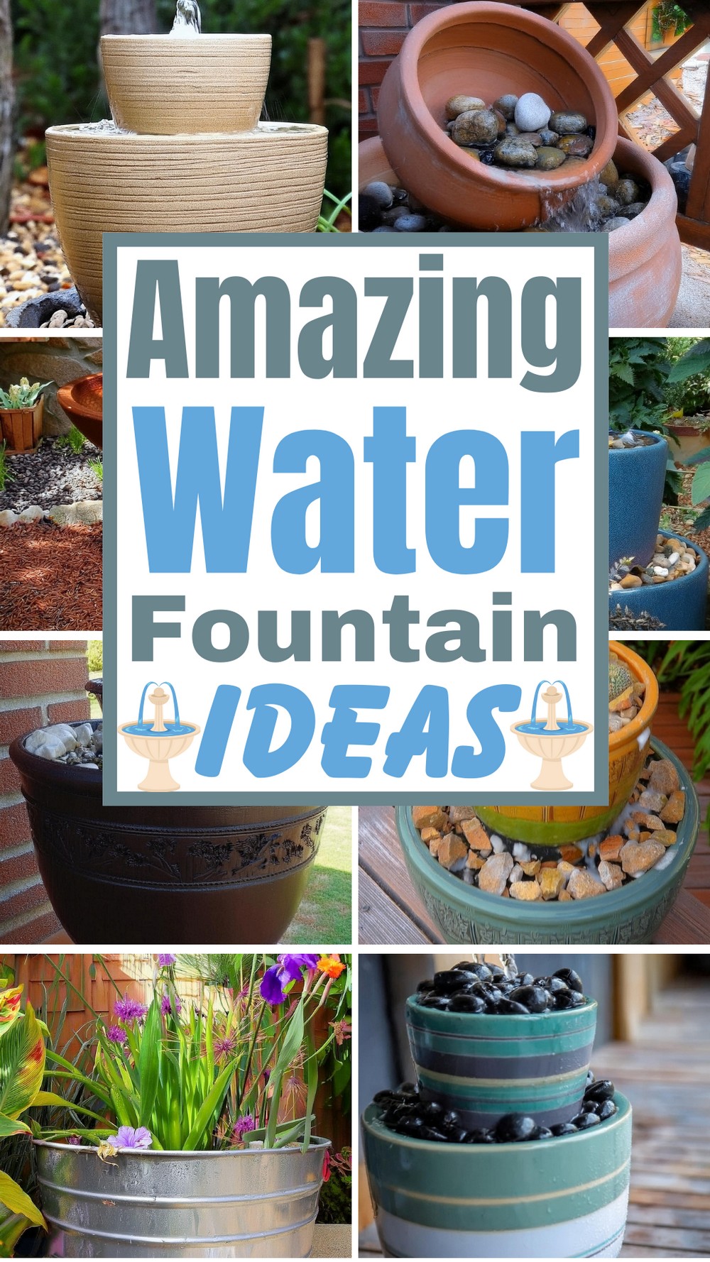 Amazing DIY Water Fountain Ideas