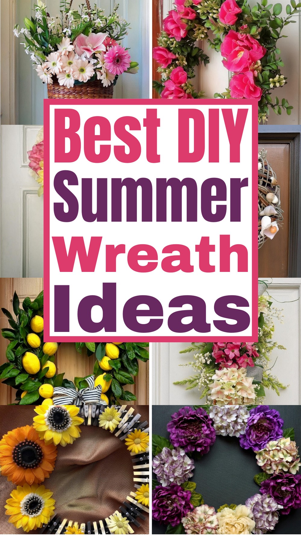 Best DIY Summer Wreath Ideas