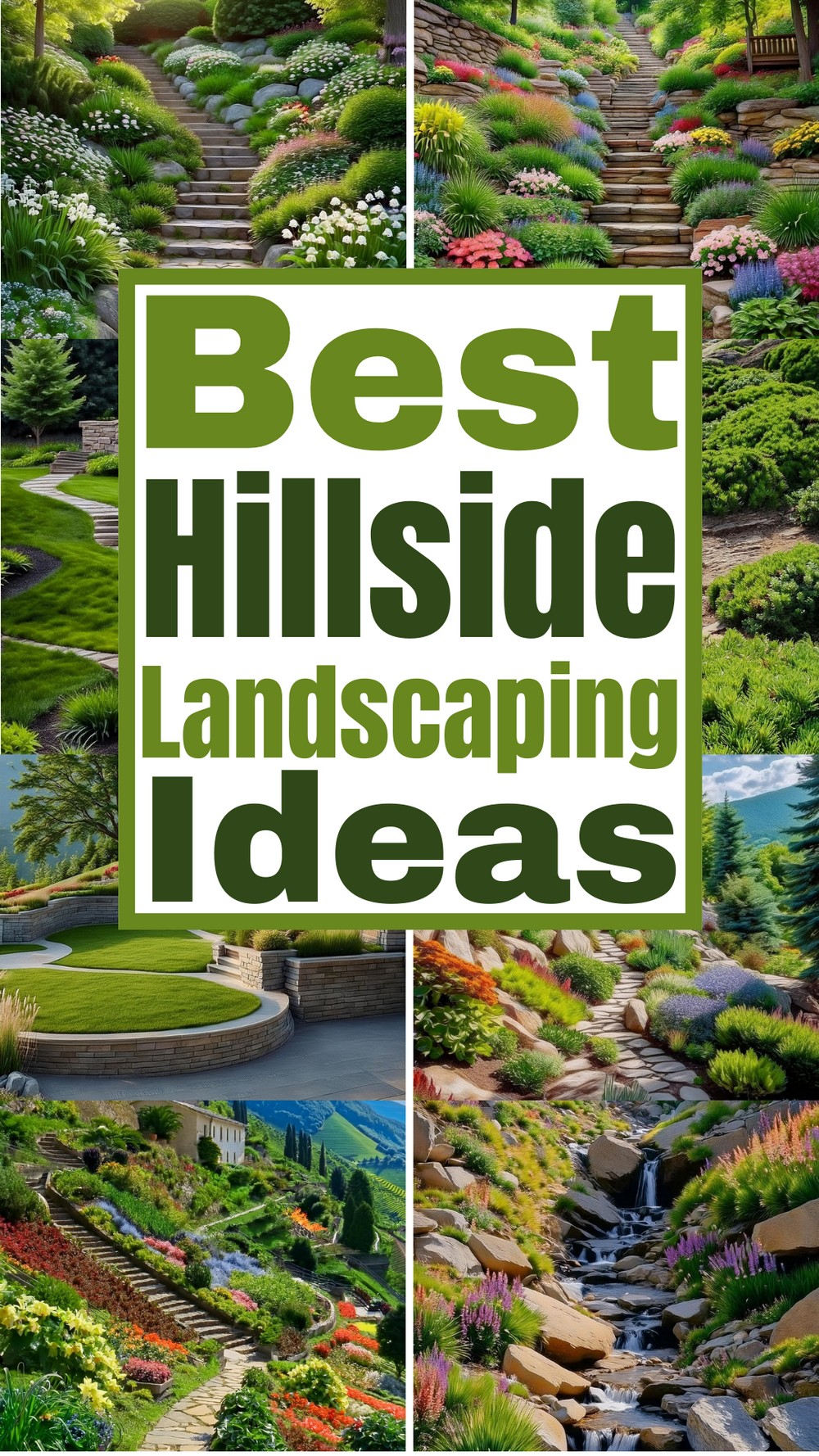 Best Hillside Landscaping Ideas