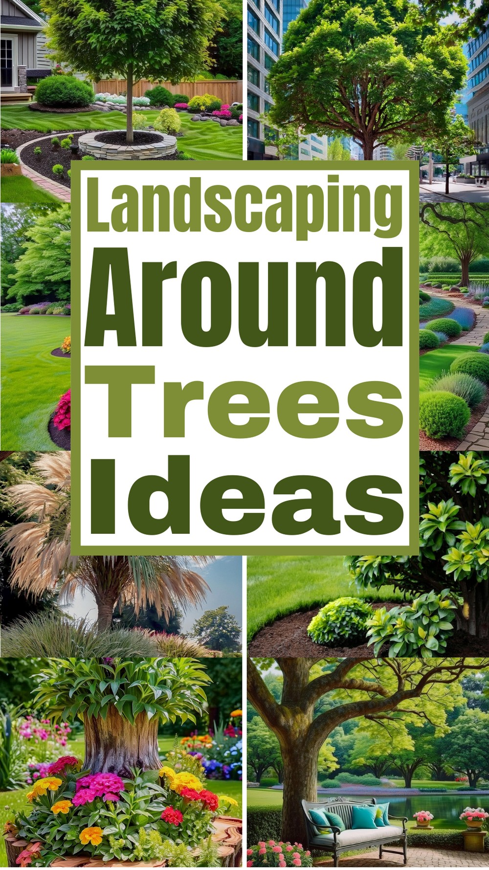 Best Landscaping Around Trees Ideas