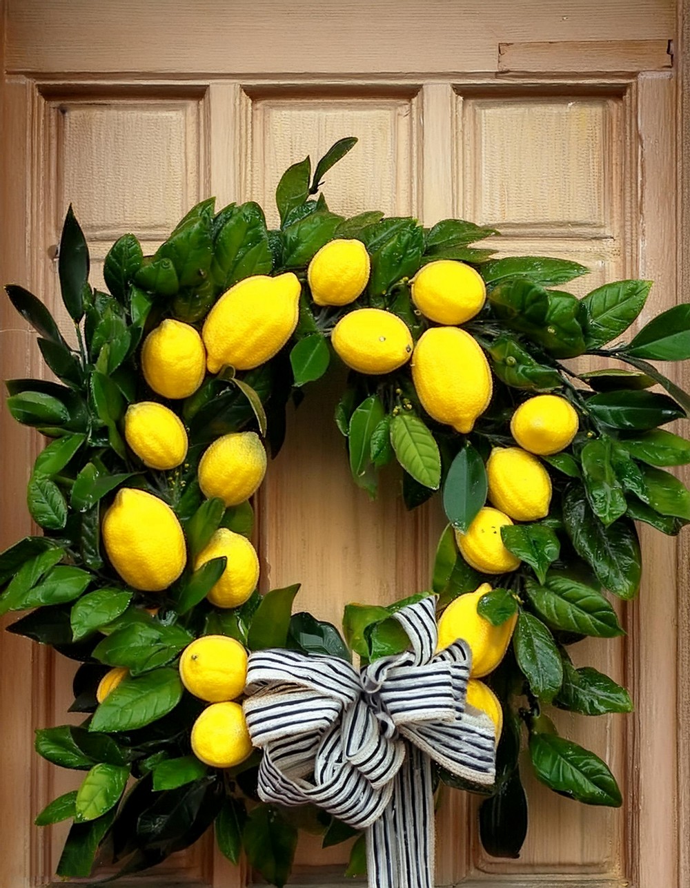 Bring Summer Cheer with a Decorative Lemon Wreath