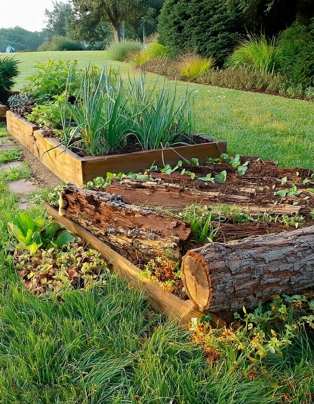 Build Raised Gardens Using Salvaged Materials