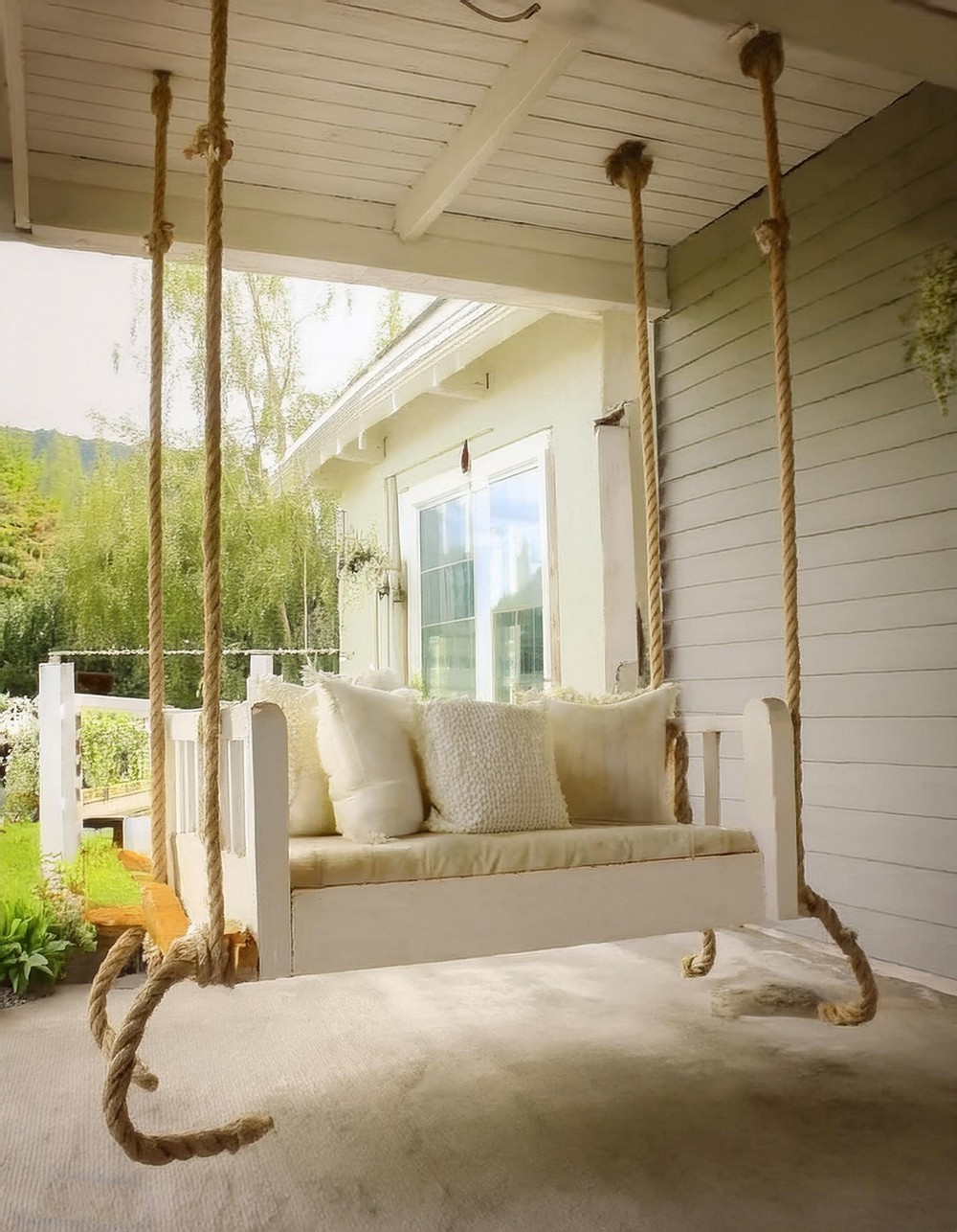 Charming Bedframe Swing