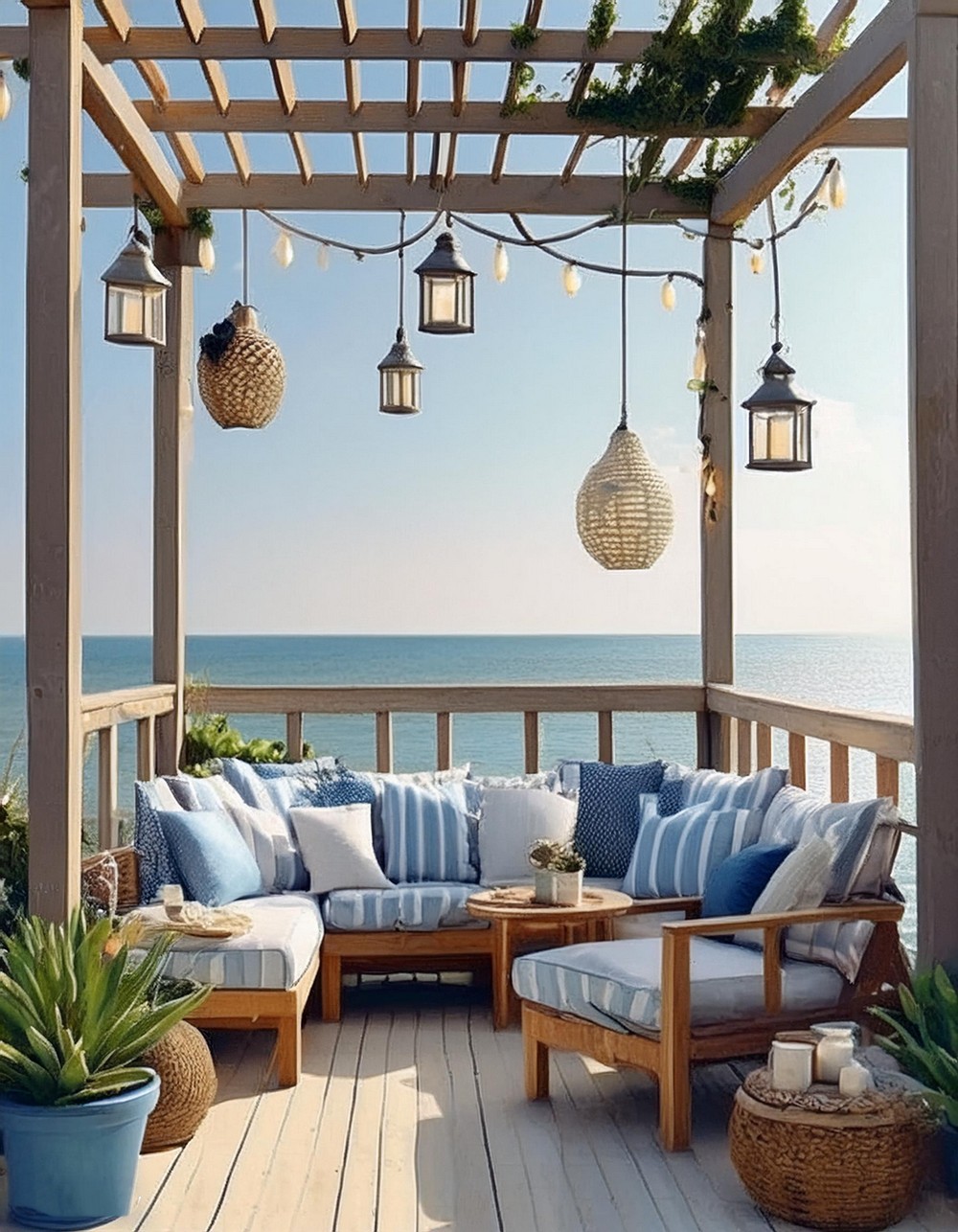 Coastal-Inspired Pergola