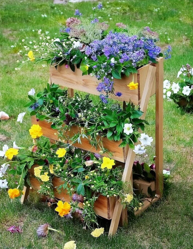 Construct a Sturdy Tiered Flower Planter Using Cedar