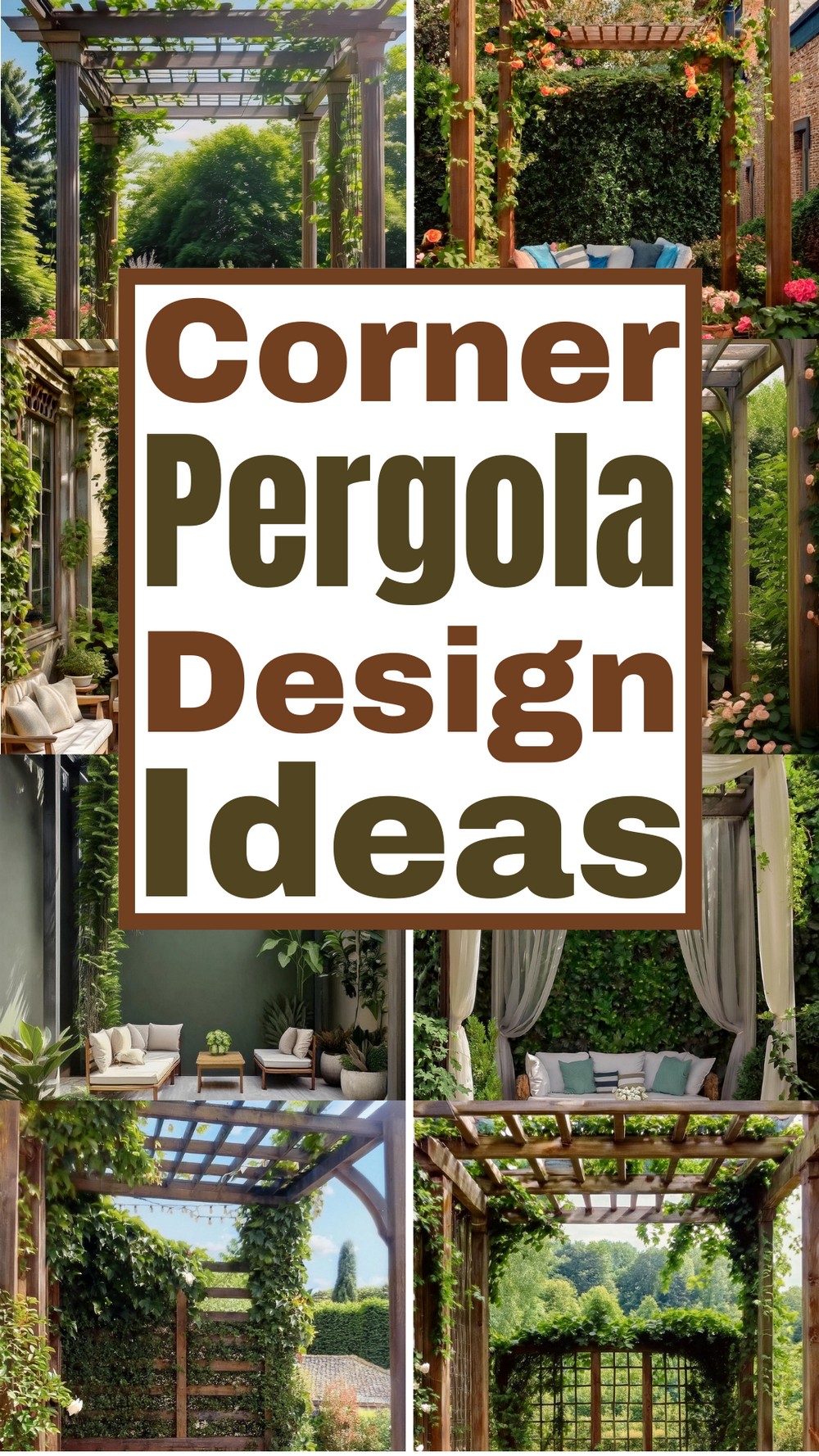 Corner Pergola Design Ideas