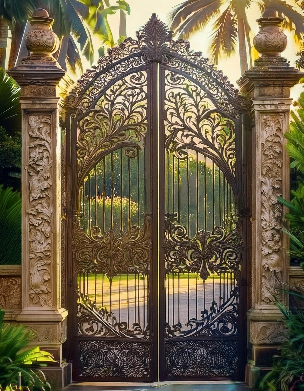 Create a Dramatic Entrance with a Statement Gate