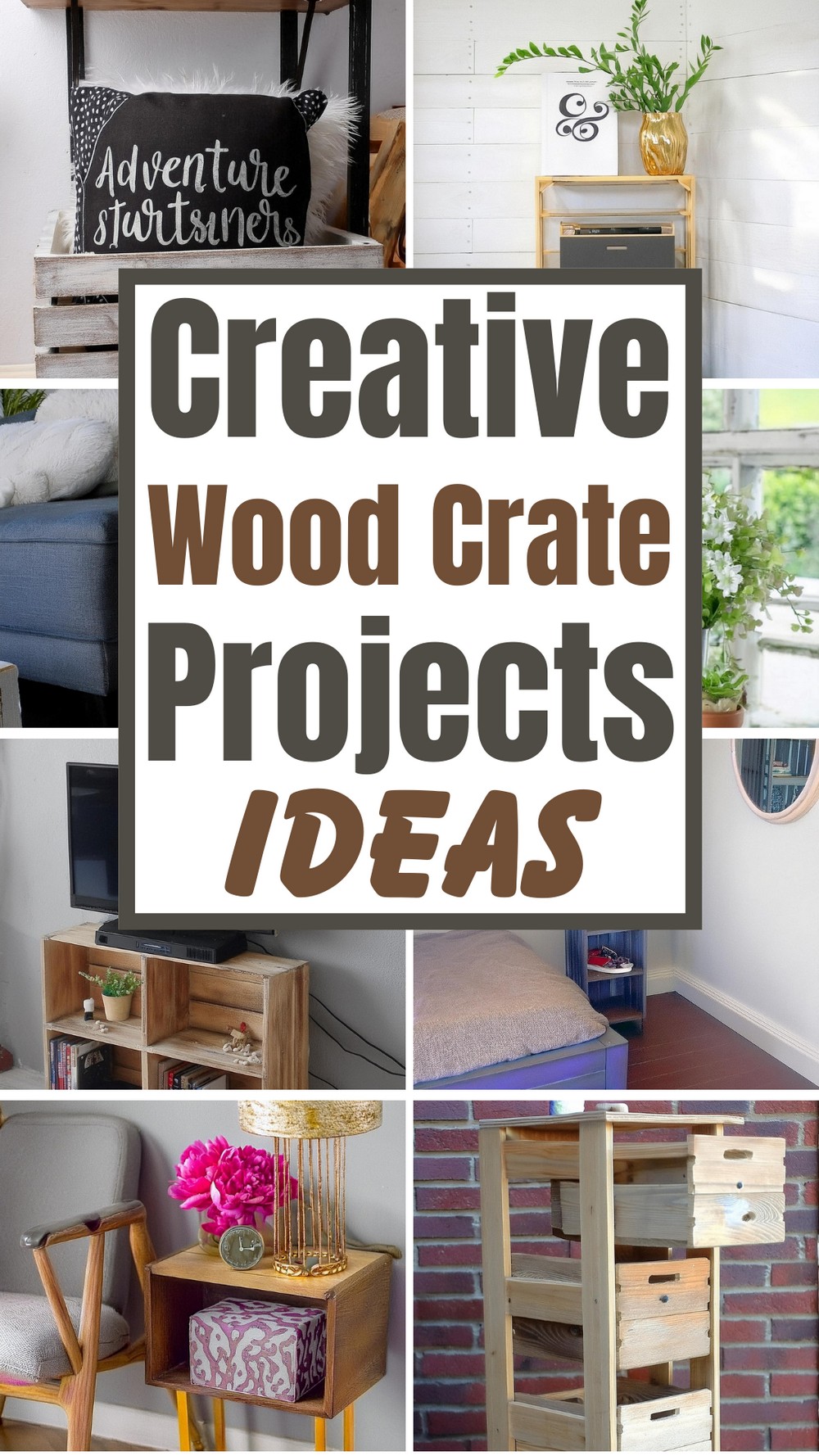 Creative DIY Wood Crate Projects And Ideas