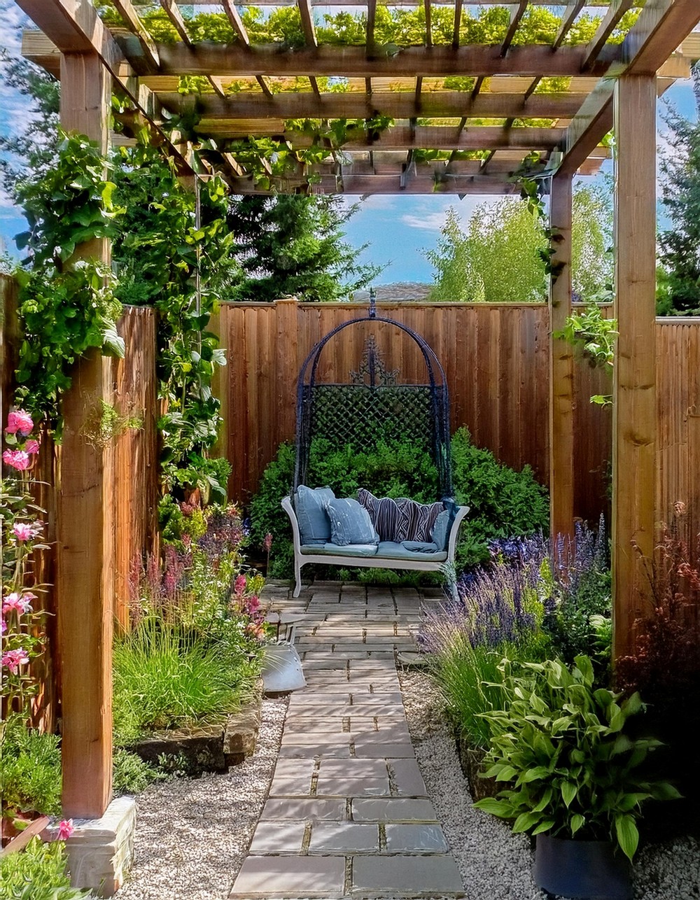 DIY Pergola with Living Roof for Wildlife Habitat