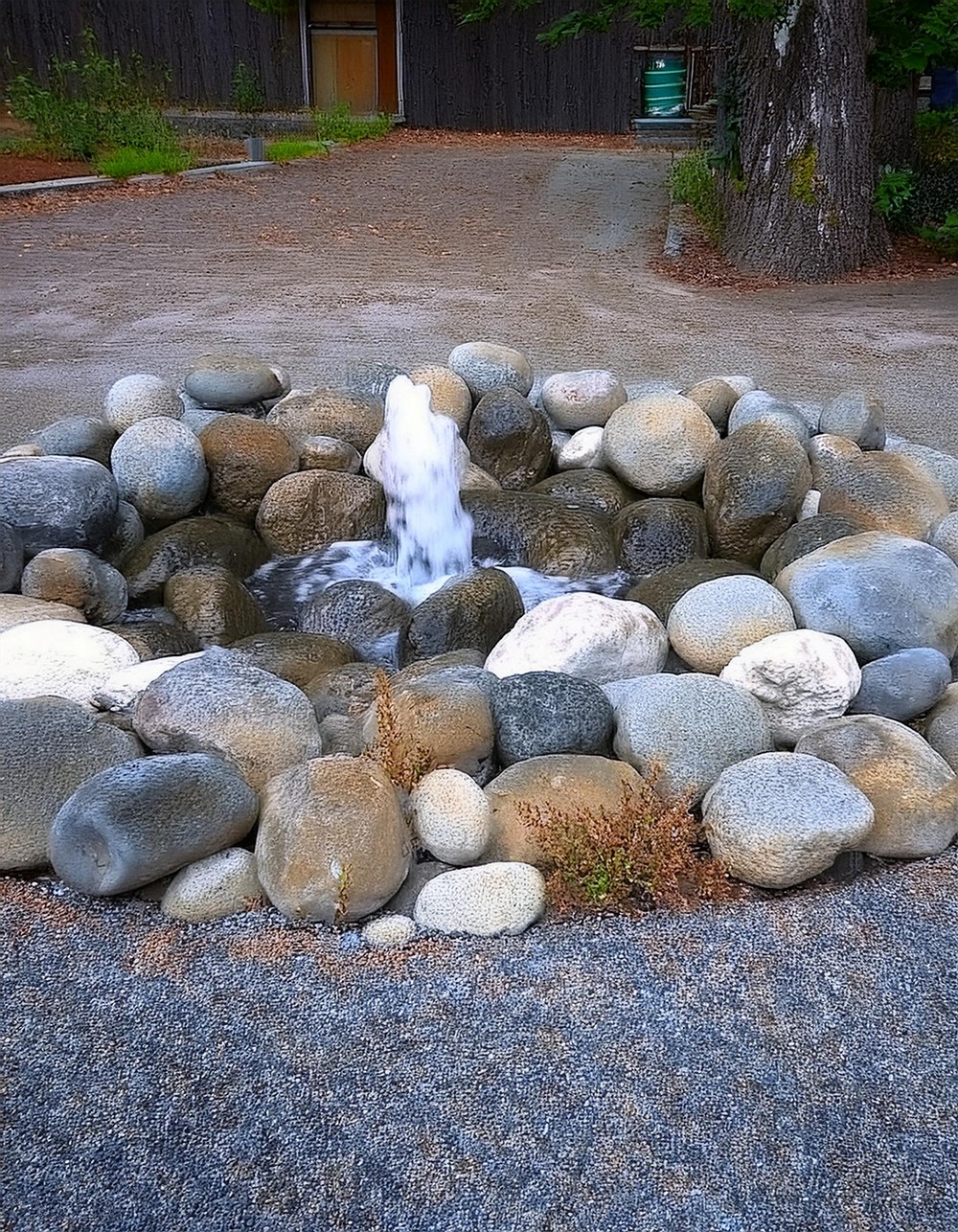 DIY Stone Geyser