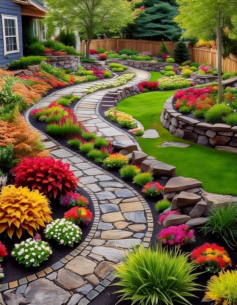 Decorative Rock Borders