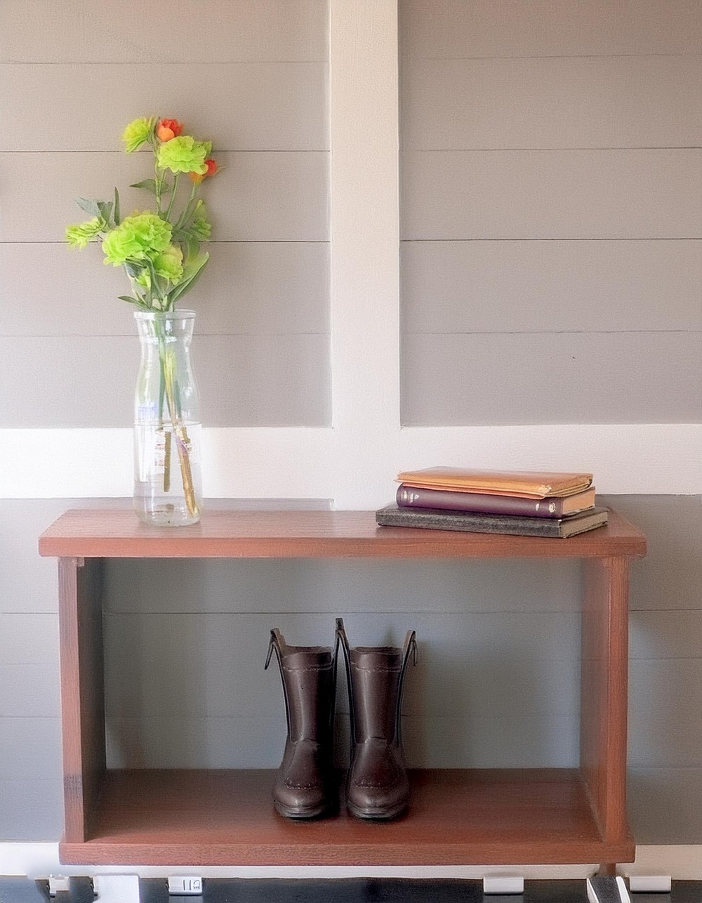 Easy DIY Shoe Storage Bench