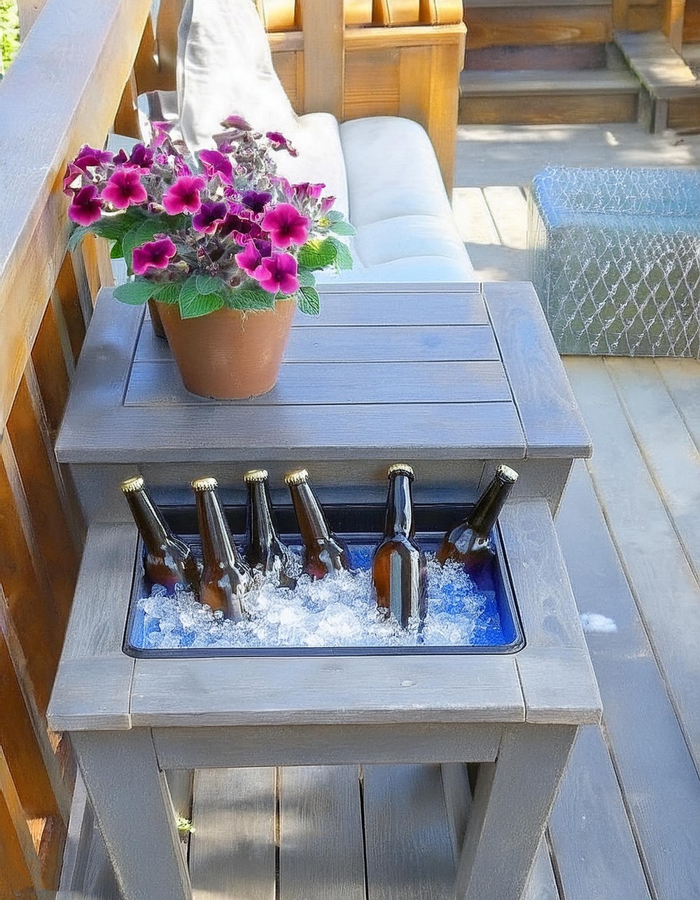 Enjoy Entertainment with a Table with Built-in Ice Bucket