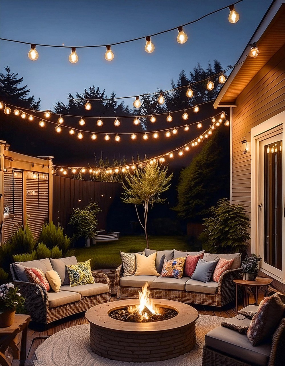 Fire Pit Seating for Chilly Nights