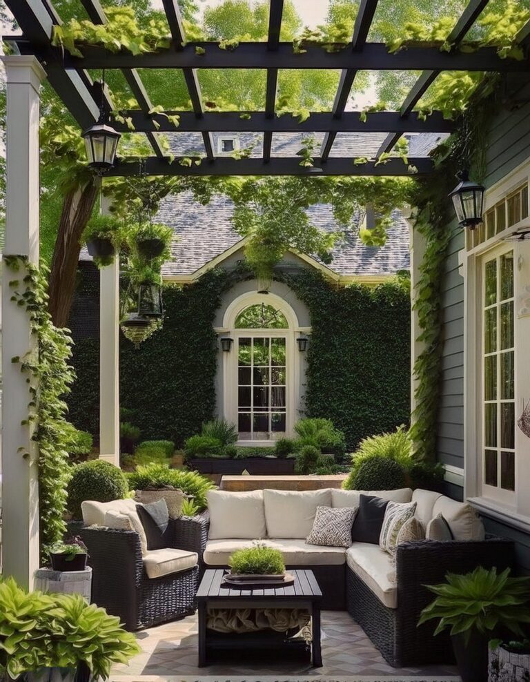 Gable-Style Pergola with Asphalt Shingles