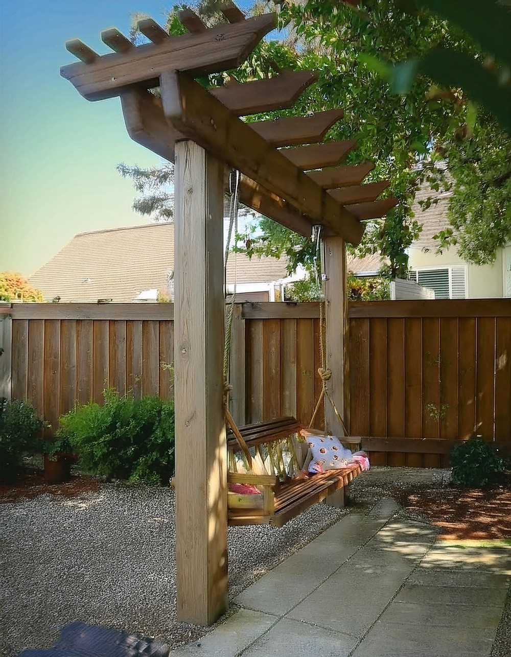 Garden Pergola Swing