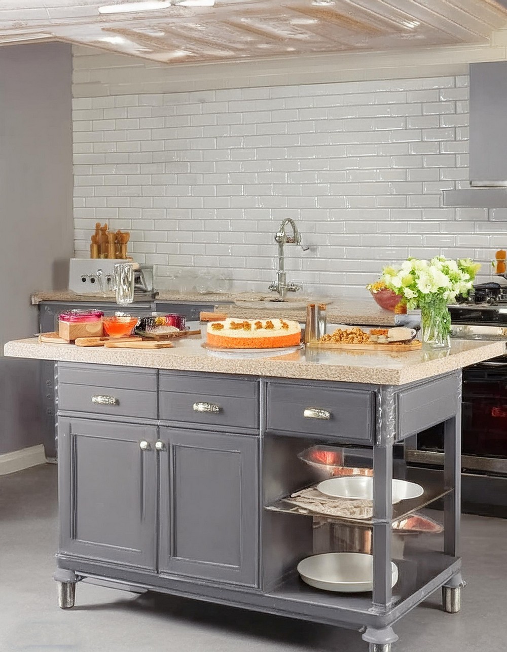 Get a Professional Look with a DIY Kitchen Island Design