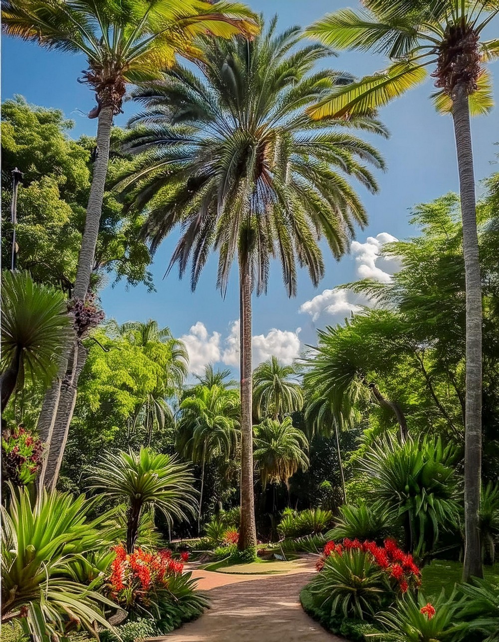 Incorporate Palm Trees for a Classic Tropical Look