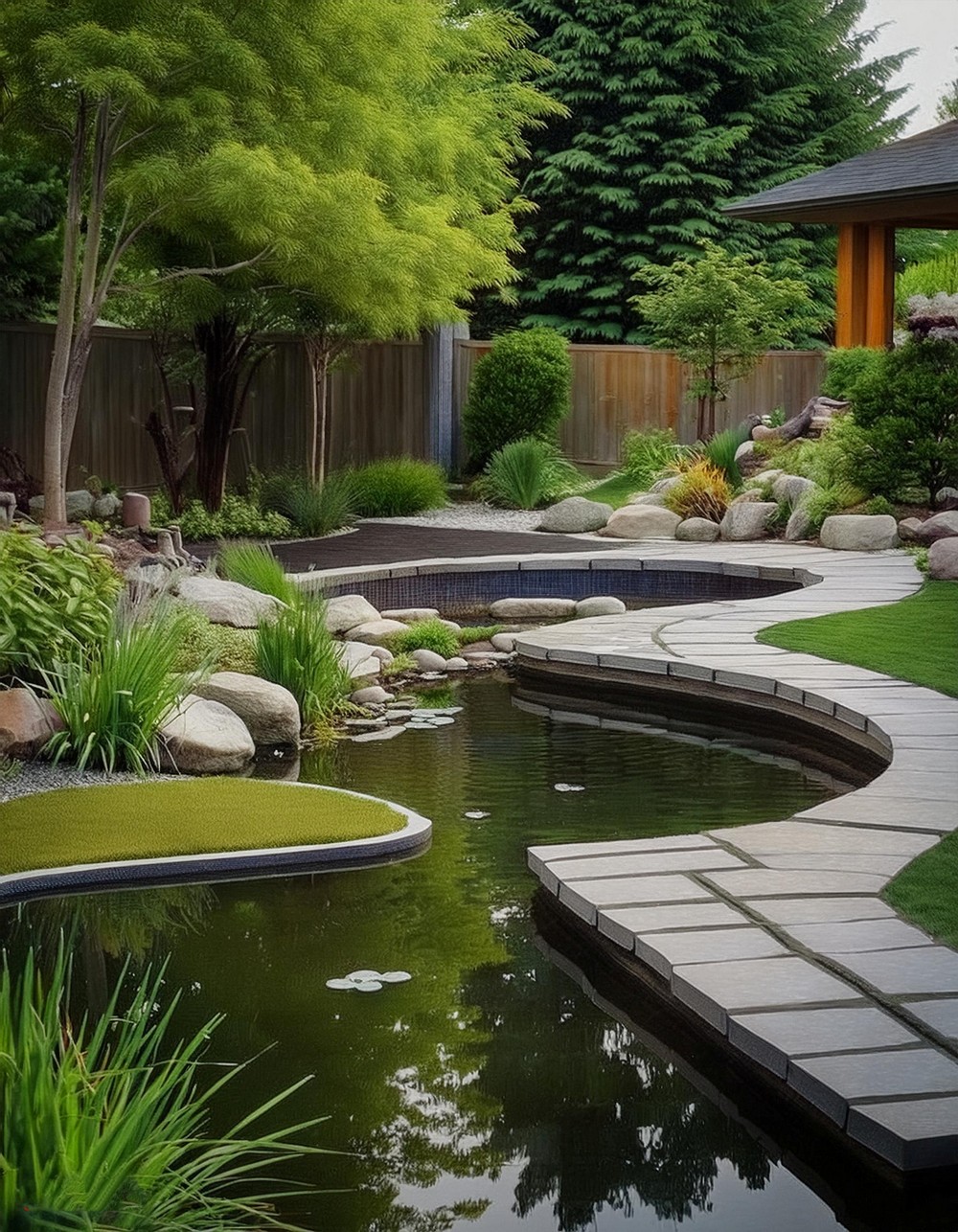 Incorporating a Water Feature, Like a Small Pond or Fountain