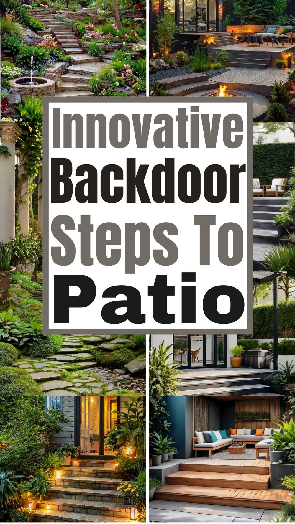 Innovative Backdoor Steps To Patio Ideas