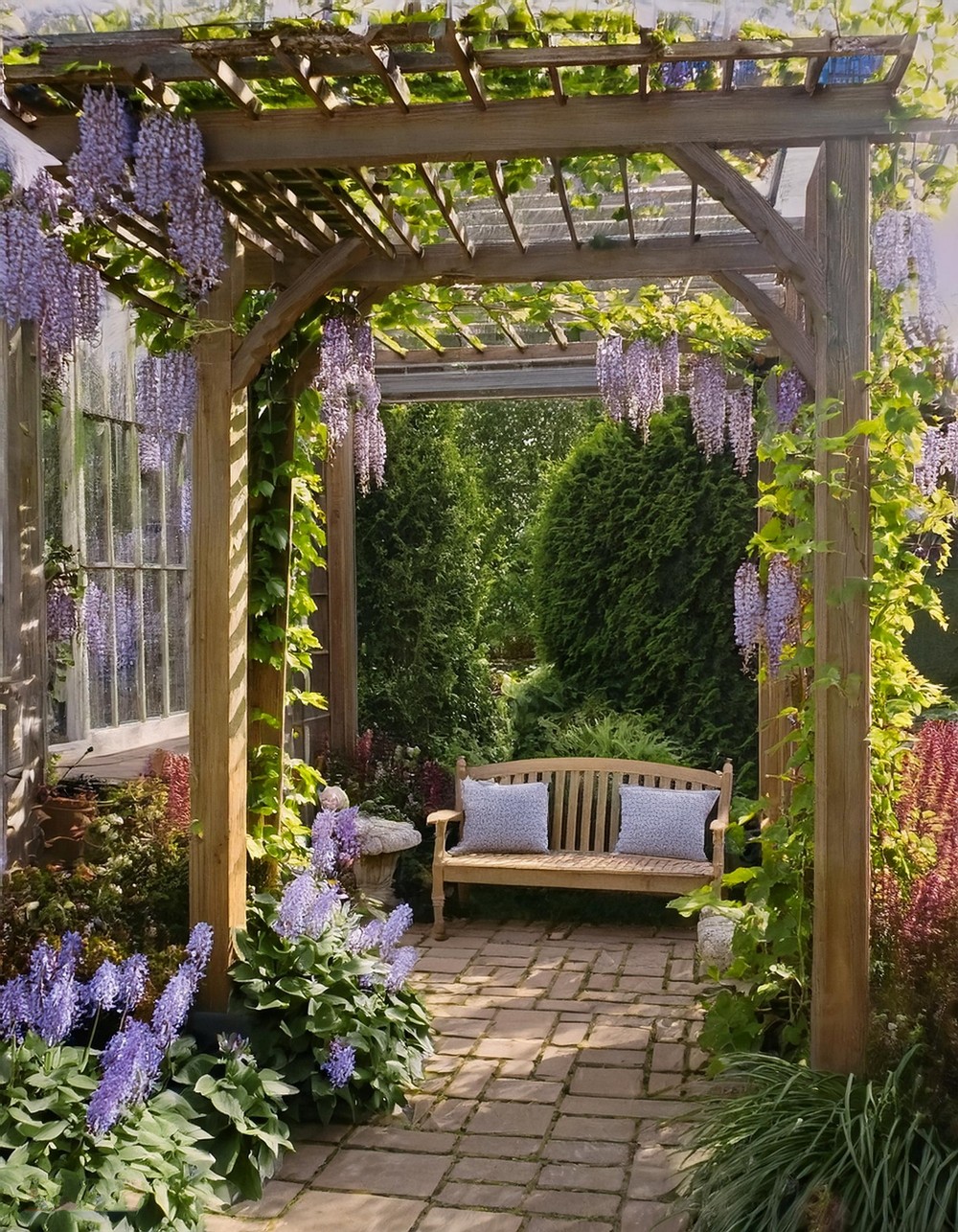 Inviting Pergolas and Arbors