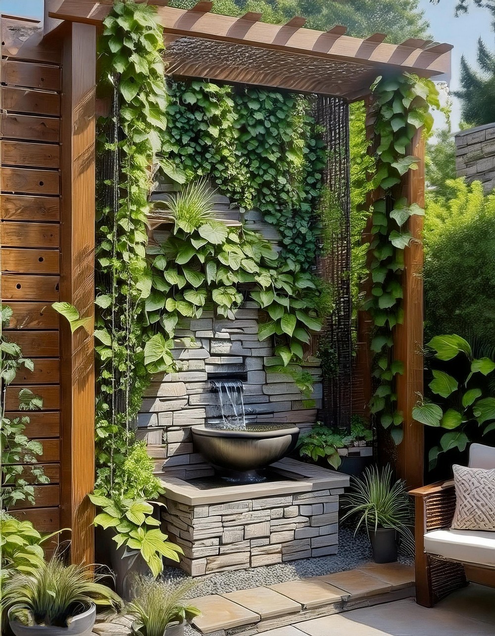 Living Wall for a Natural Ambiance