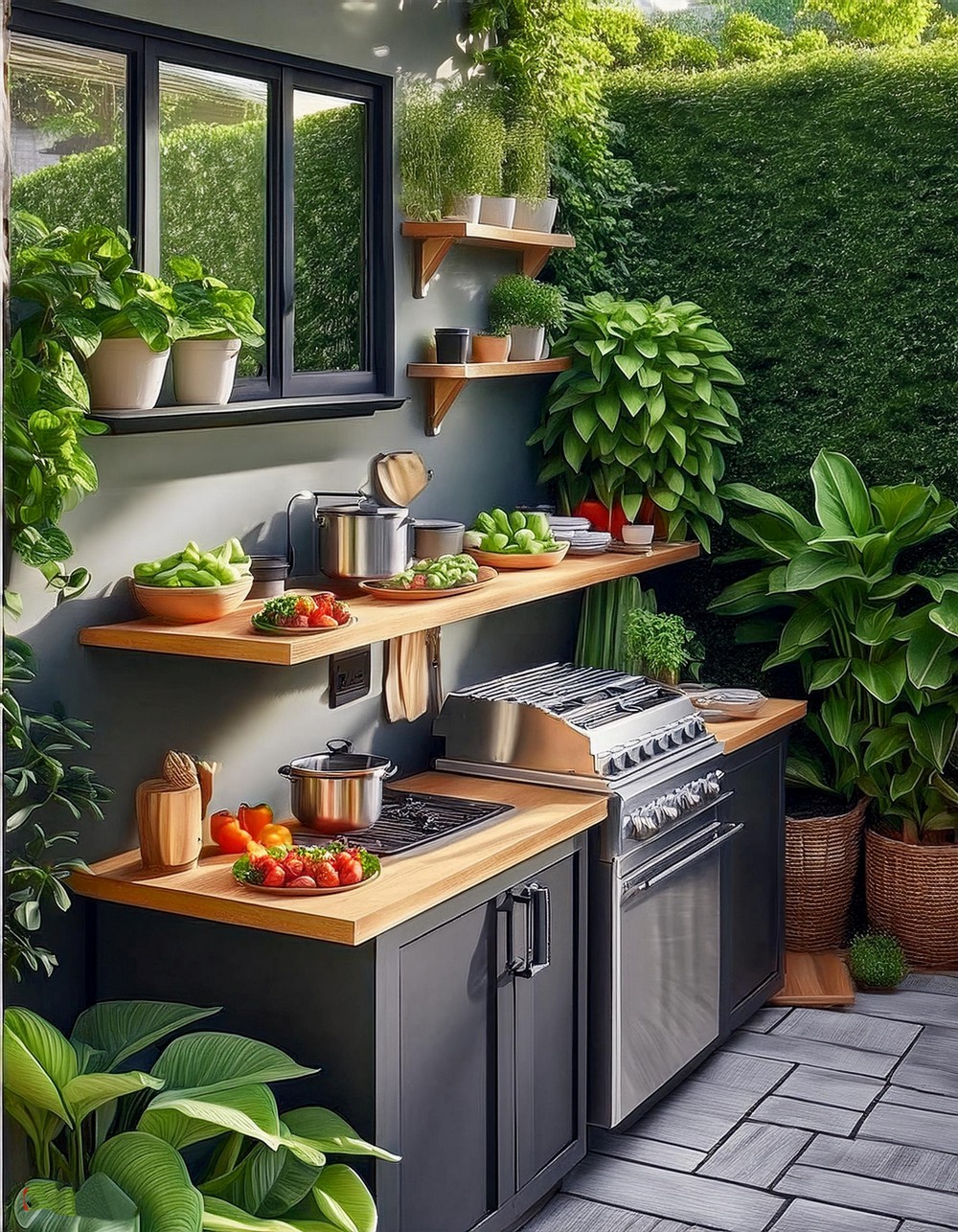 Mini Outdoor Kitchen