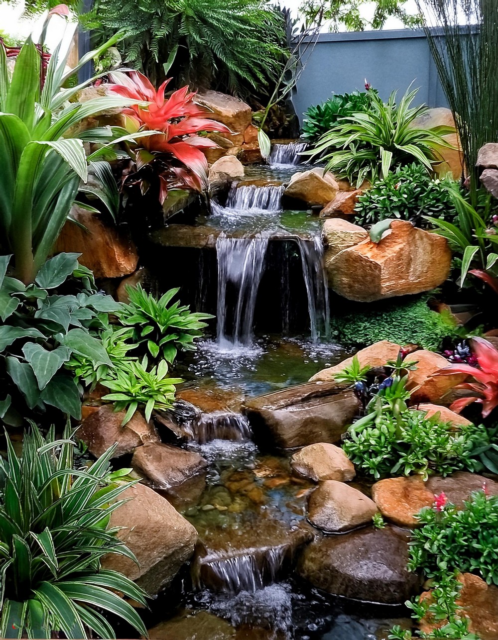 Mini Waterfall Garden