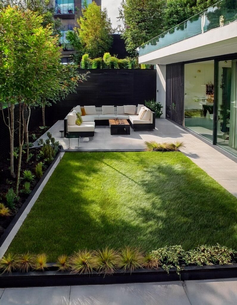 Modern Minimalist with Green Roof