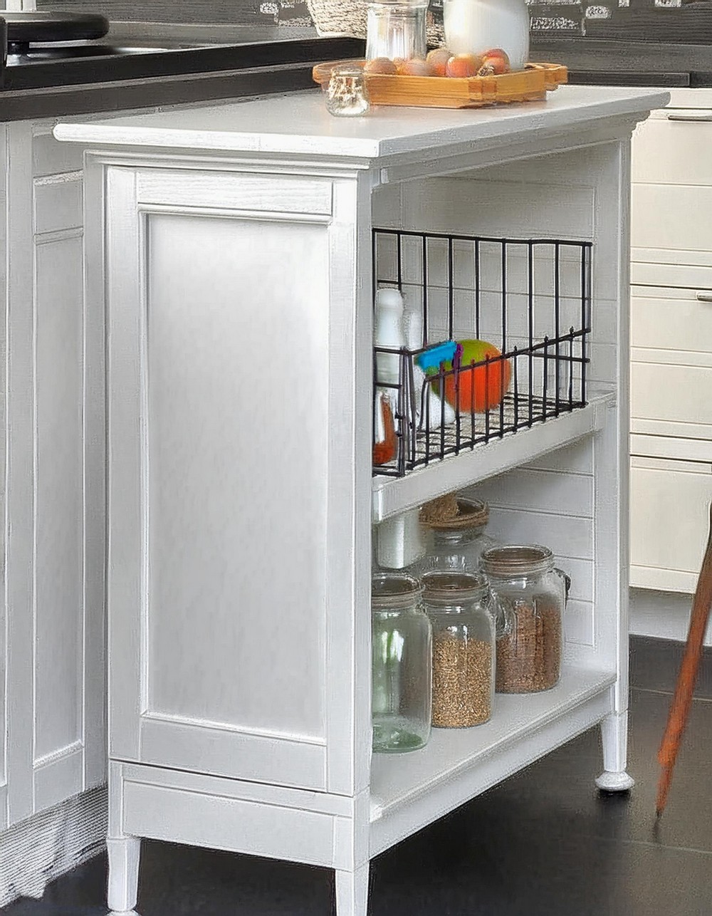 Modify an Old Bookshelf into a Stylish Kitchen Island