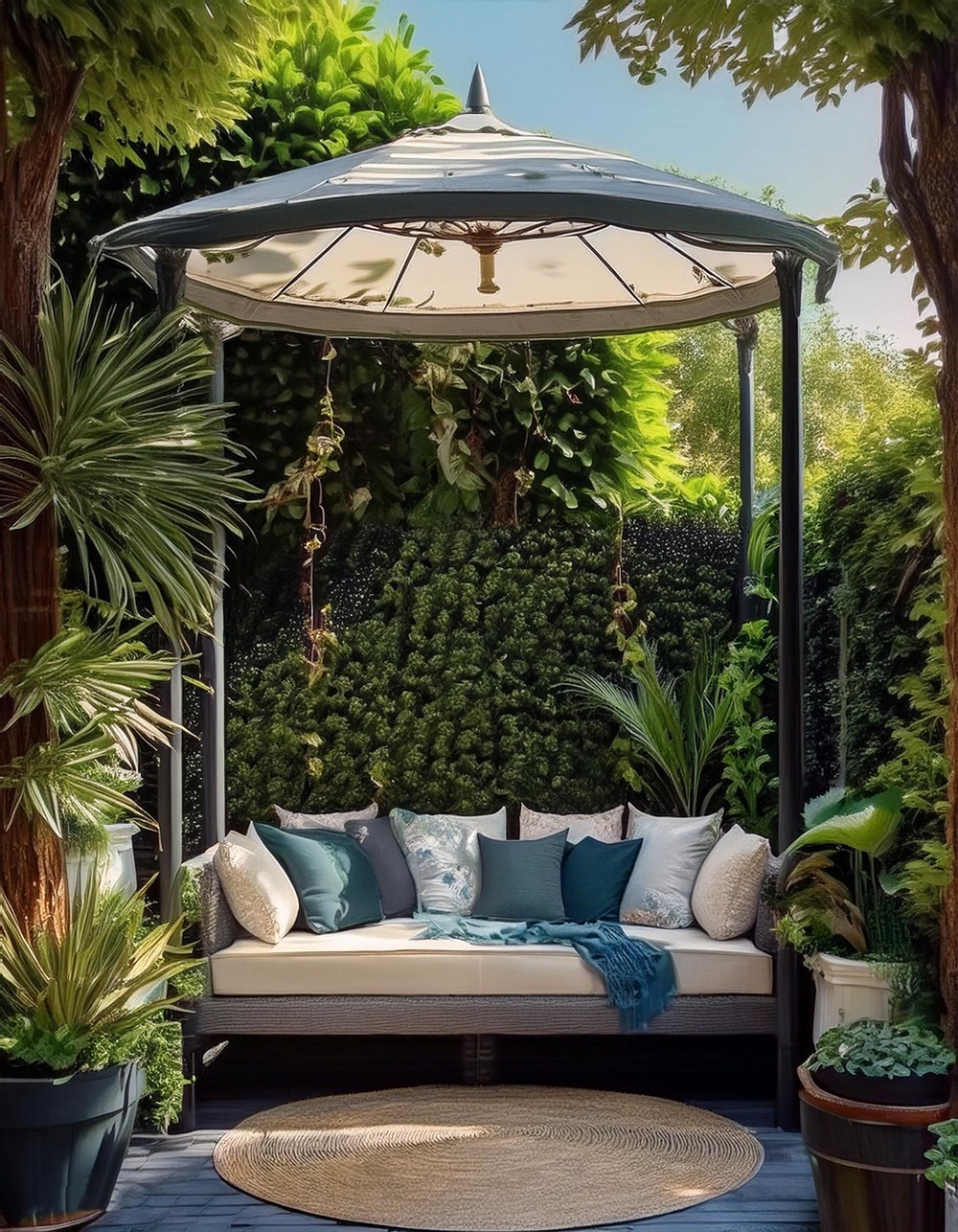 Outdoor Daybeds with Canopies for Shade