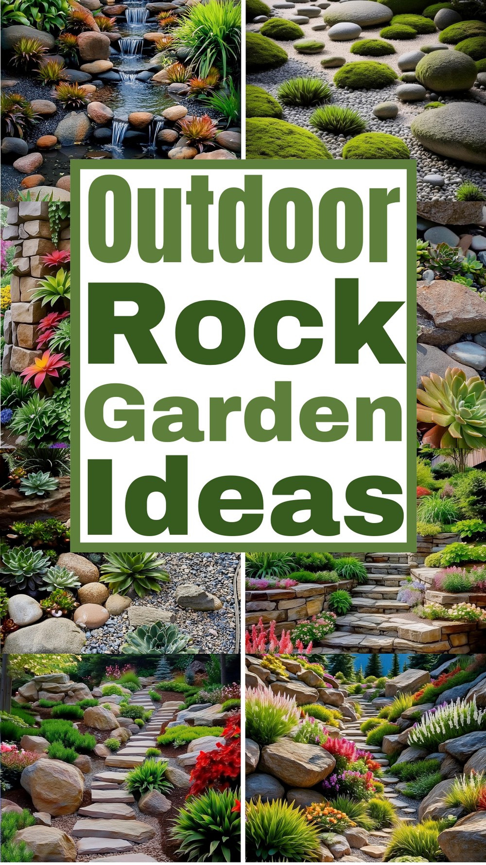 Outdoor Rock Garden Ideas