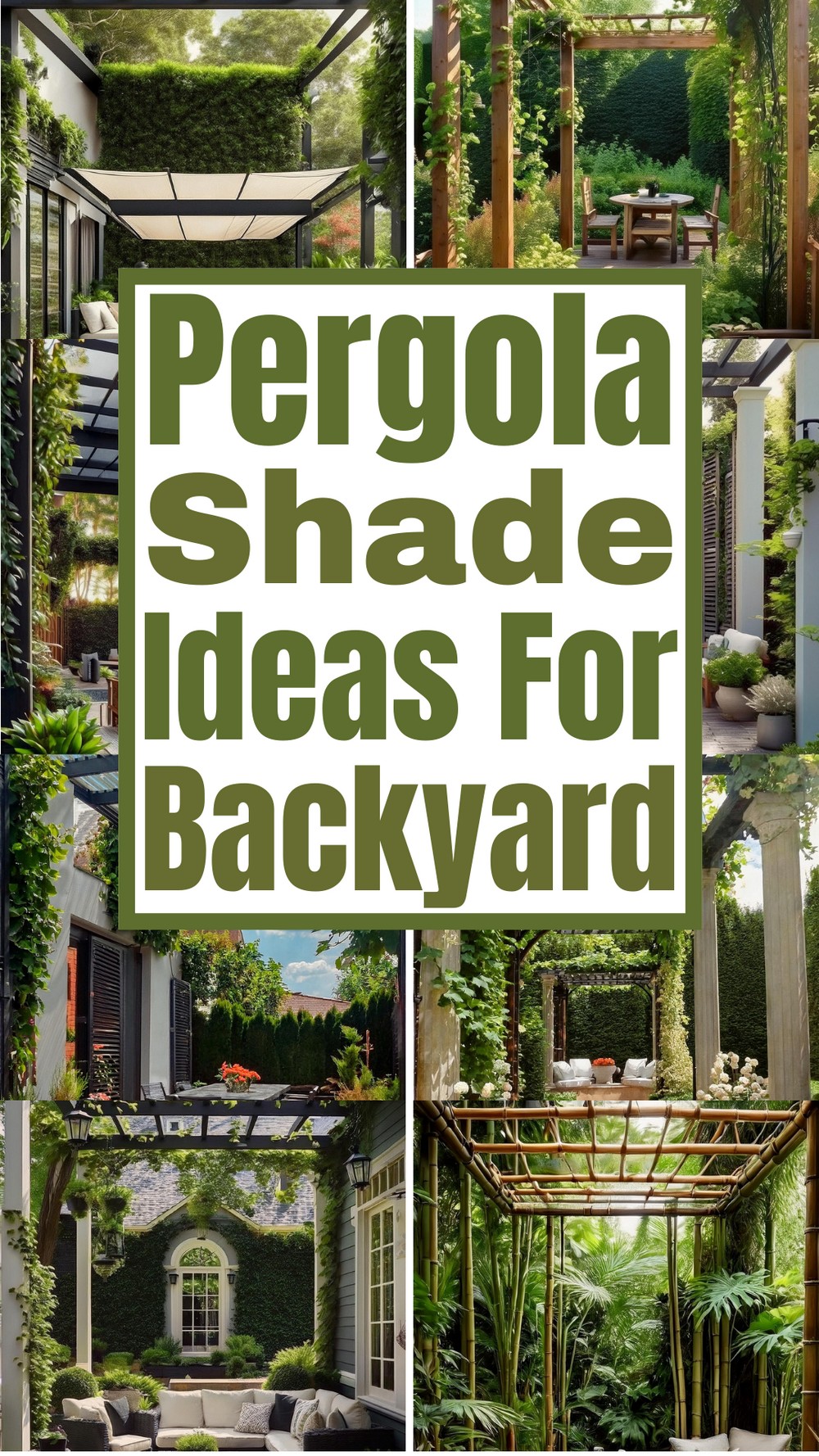 Pergola Shade Ideas For Your Backyard